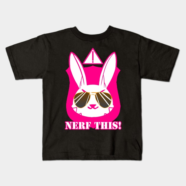 Nerf This! Kids T-Shirt by BadassBaal